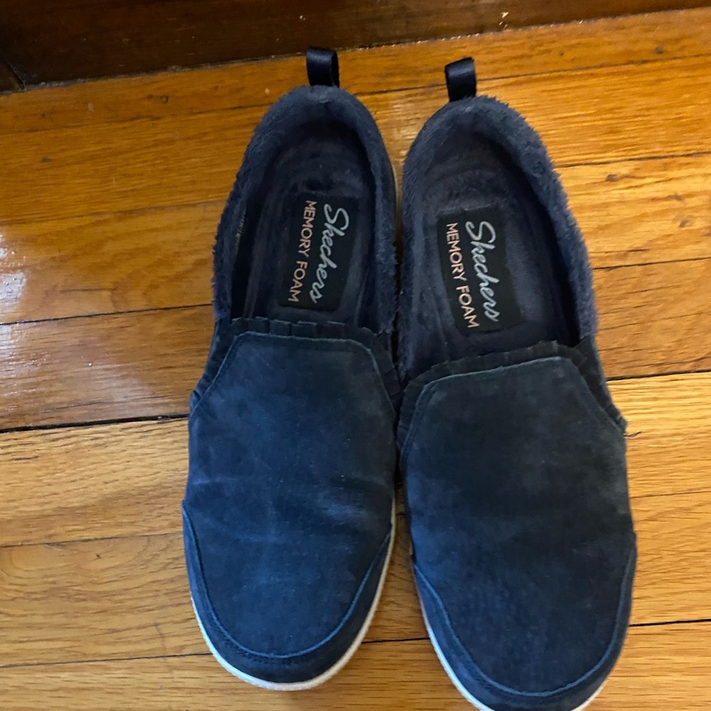 Blue sneakers
